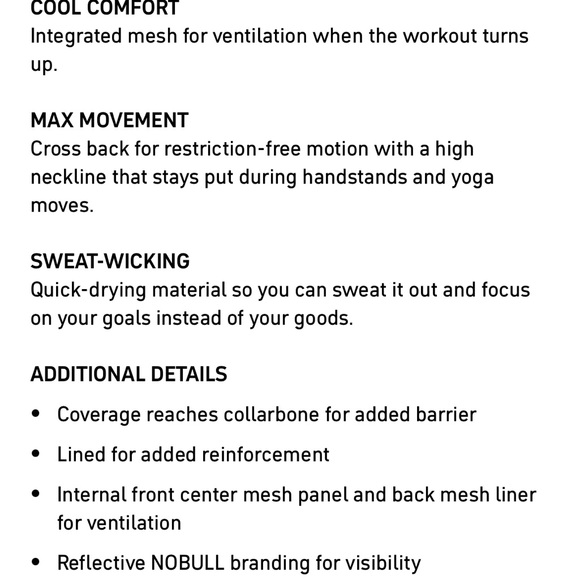 NoBull High Neck Sports Bra XS - Picture 5 of 5